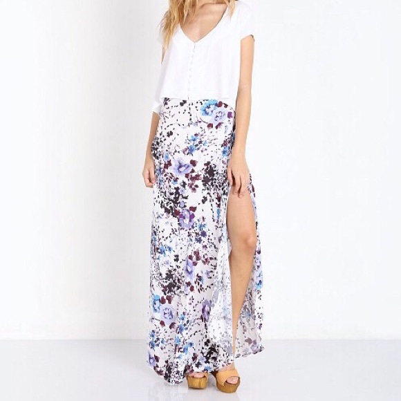 Flynn Skye Wrap it Up Skirt Light Flower - Picture 1 of 6